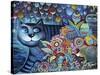 Indigo Cat-Oxana Zaika-Stretched Canvas