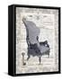 Indigo Chair I-Gwendolyn Babbitt-Framed Stretched Canvas