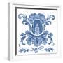 Indigo Chintz III-Melissa Wang-Framed Art Print