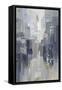 Indigo City II-null-Framed Stretched Canvas