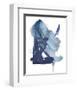 Indigo Collide II-Melissa Wang-Framed Art Print