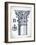 Indigo Column B-Gwendolyn Babbitt-Framed Art Print