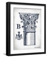 Indigo Column B-Gwendolyn Babbitt-Framed Art Print