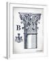 Indigo Column B-Gwendolyn Babbitt-Framed Art Print