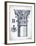 Indigo Column B-Gwendolyn Babbitt-Framed Art Print