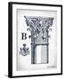 Indigo Column B-Gwendolyn Babbitt-Framed Art Print