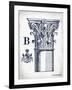 Indigo Column B-Gwendolyn Babbitt-Framed Art Print