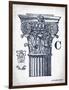 Indigo Column C-Gwendolyn Babbitt-Framed Art Print