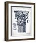 Indigo Column C-Gwendolyn Babbitt-Framed Premium Giclee Print