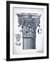 Indigo Column C-Gwendolyn Babbitt-Framed Art Print