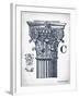 Indigo Column C-Gwendolyn Babbitt-Framed Art Print