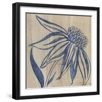 Indigo Coneflower-Chariklia Zarris-Framed Art Print