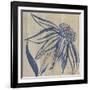 Indigo Coneflower-Chariklia Zarris-Framed Art Print