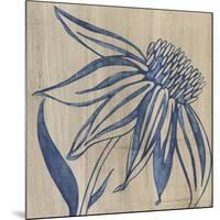 Indigo Coneflower-Chariklia Zarris-Mounted Art Print