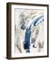 Indigo Crescent I-PI Studio-Framed Art Print