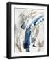 Indigo Crescent I-PI Studio-Framed Art Print