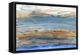 Indigo Currents II-Alicia Ludwig-Framed Stretched Canvas