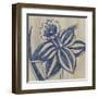 Indigo Daffodil-Chariklia Zarris-Framed Art Print