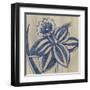 Indigo Daffodil-Chariklia Zarris-Framed Art Print