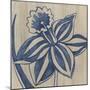 Indigo Daffodil-Chariklia Zarris-Mounted Art Print