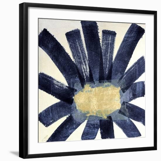 Indigo Daisy 2-Cathe Hendrick-Framed Art Print