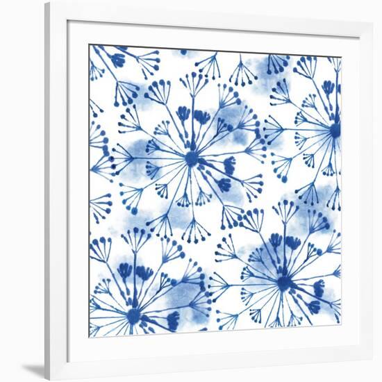 Indigo Dandelion-Aimee Wilson-Framed Art Print