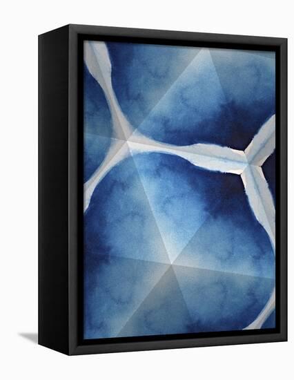 Indigo Daydream VII-Renee W. Stramel-Framed Stretched Canvas