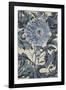 Indigo Deco Flower I-Emma Hill-Framed Giclee Print