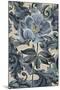 Indigo Deco Flower II-Emma Hill-Mounted Giclee Print