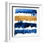 Indigo Drips-Patricia Pinto-Framed Art Print