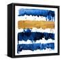 Indigo Drips-Patricia Pinto-Framed Stretched Canvas