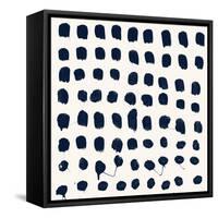 Indigo E-Franka Palek-Framed Stretched Canvas