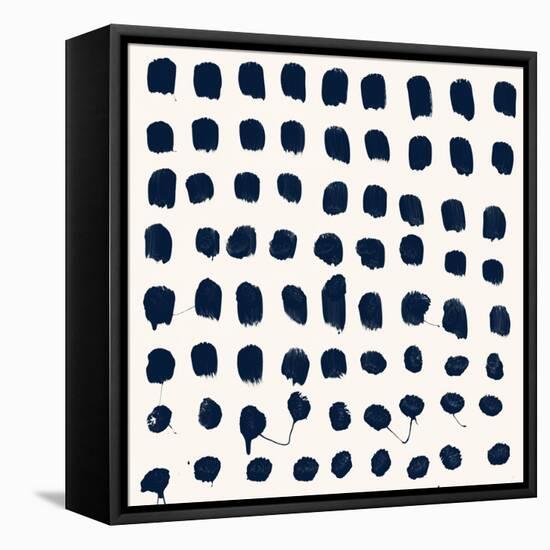 Indigo E-Franka Palek-Framed Stretched Canvas