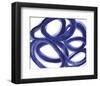 Indigo Ellipses-Inuit-Framed Art Print