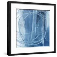 Indigo Expression IV-Ethan Harper-Framed Premium Giclee Print