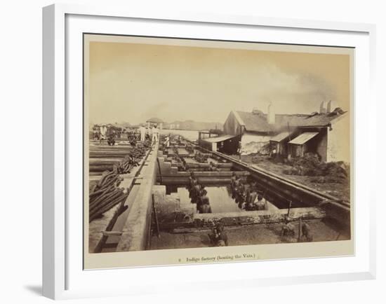 Indigo factory , 1877-Oscar Jean Baptiste Mallitte-Framed Giclee Print