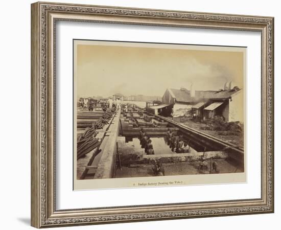 Indigo factory , 1877-Oscar Jean Baptiste Mallitte-Framed Giclee Print