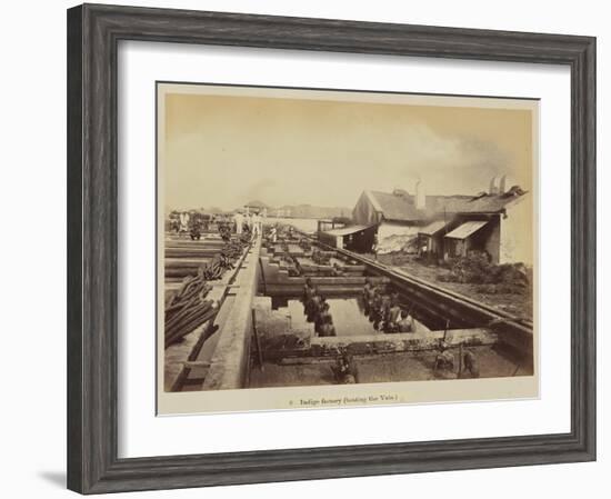 Indigo factory , 1877-Oscar Jean Baptiste Mallitte-Framed Giclee Print