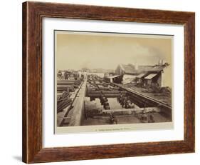 Indigo factory , 1877-Oscar Jean Baptiste Mallitte-Framed Giclee Print