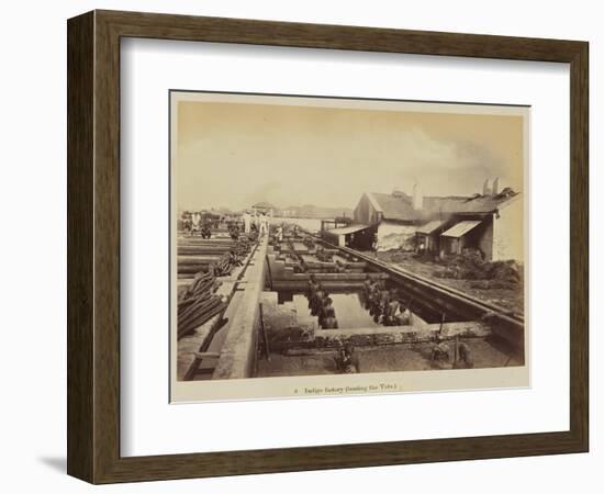 Indigo factory , 1877-Oscar Jean Baptiste Mallitte-Framed Giclee Print