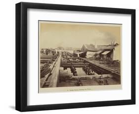 Indigo factory , 1877-Oscar Jean Baptiste Mallitte-Framed Giclee Print