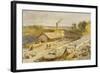 Indigo Factory - Bengal, from 'India Ancient and Modern', 1867 (Colour Litho)-William 'Crimea' Simpson-Framed Giclee Print