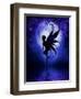 Indigo Fairy-Julie Fain-Framed Art Print