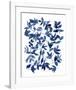 Indigo Fallen Leaves II-Emma Scarvey-Framed Art Print