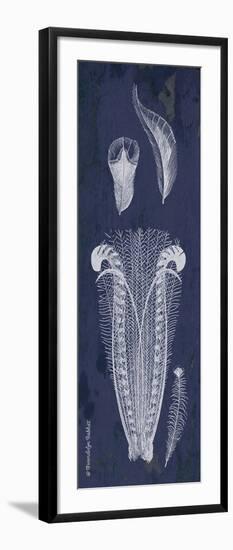 Indigo Feathers I-Gwendolyn Babbitt-Framed Art Print