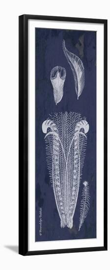 Indigo Feathers I-Gwendolyn Babbitt-Framed Premium Giclee Print