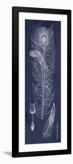 Indigo Feathers II-Gwendolyn Babbitt-Framed Art Print