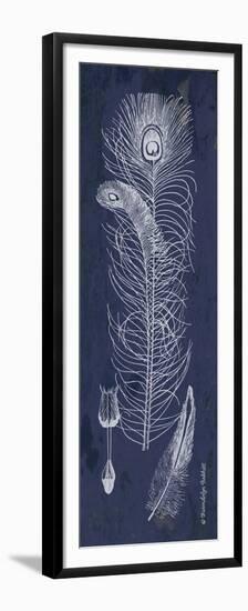 Indigo Feathers II-Gwendolyn Babbitt-Framed Premium Giclee Print