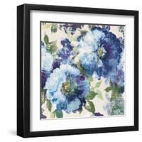 Indigo Floral Gallery-Hugo Wild-Framed Art Print