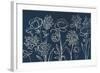 Indigo Floral I-Silvia Vassileva-Framed Art Print